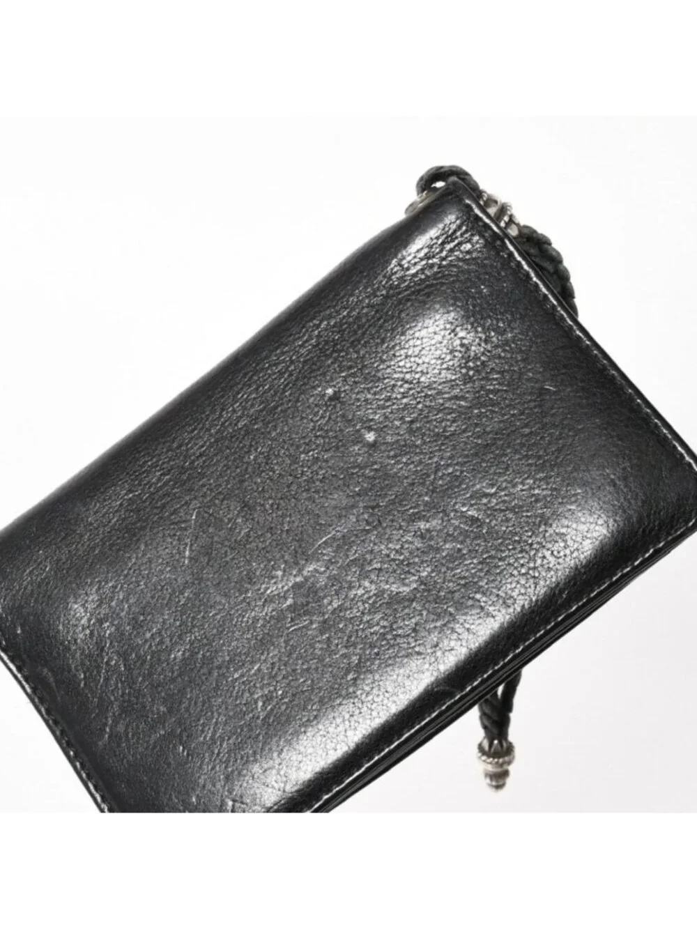 Chrome Hearts Strap Wallet Bifold Crossball Black